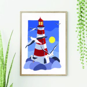 PHARE & MOUETTES, reproduction