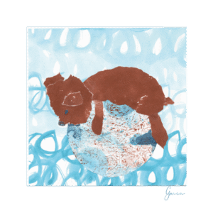 JOUJOUX 2 ours sur ballon